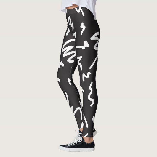 Vun en modern zwart-wit leggings (Links)
