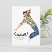 Vun en unieke aankondigingen van afstuderen (Staand voorkant)