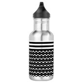 Vun en  zwart-wit waterfles  (Rechts)