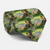  vun Familie Picnic onder een schaduwboom Stropdas (Opgerold)