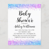 Vun gender onthullen Budget Baby Shower-uitnodigin (Voorkant)