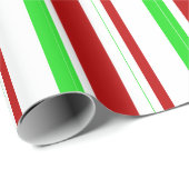 Vun, groen, wit, rood gekleurd omslagpapier cadeaupapier (Rol Hoek)