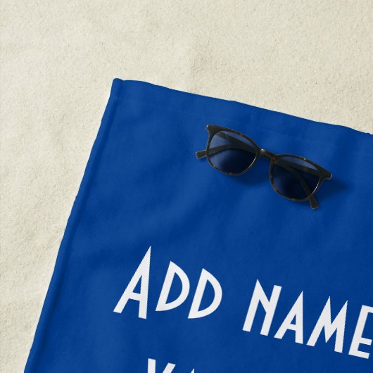 Vun humor badhanddoeken strandlaken (In situ)