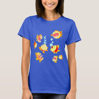 Vun in de cartoon van de visschacht T-Shirt