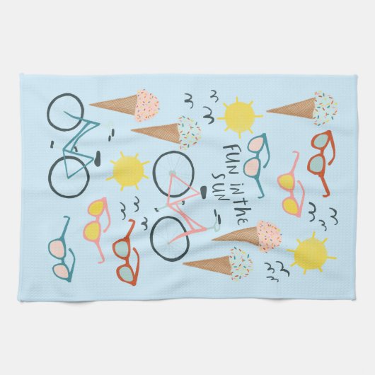 Vun in de zon rijdt keukenhanddoek voor consumptie (Horizontaal)