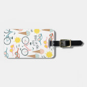 Vun in de zonvloedbagage bagagelabel (Voorkant horizontaal)