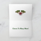 Vun Jubileum Vrouw Kikker van paar Lily Pads Kaart (Binnen)