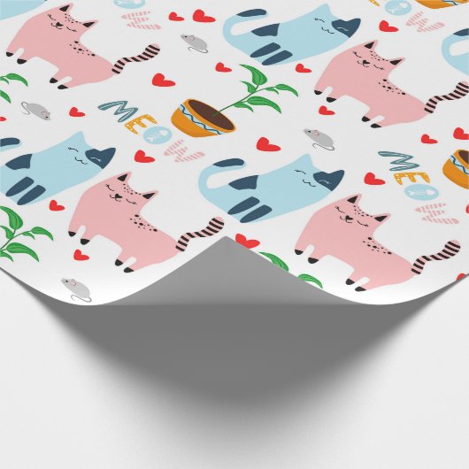 Vun katten en muizen cadeaupapier (Hoek)