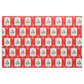 Vun kerstboom 2 Greyhound Dog (brindle white) Stof (Fat Quarter)