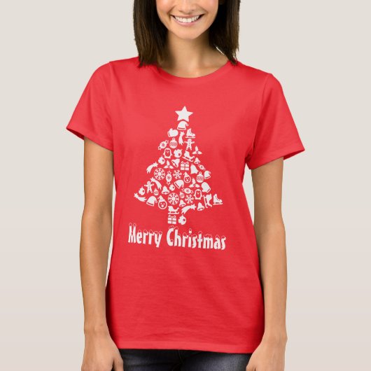 Vun kerstboom Vakantij t-shirt (Voorkant)