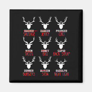 Vun kerstdeer Hunters Alle rendiertjes van de kers Magneet