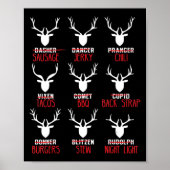 Vun kerstdeer Hunters Alle rendiertjes van de kers Poster (Voorkant)