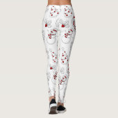 Vun kerstpatroon Holiday-leggings Leggings (Achterkant)