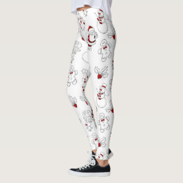 Vun kerstpatroon Holiday-leggings Leggings