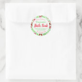 Vun kerstsnoepriet Bath Bomb Salt Soak Label (Tas)