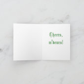 Vun kerstwarthoop met teacup feestdagen kaart (Binnen)