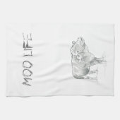 Vun. Koe zwart-wit | Moo Life Theedoek (Horizontaal)