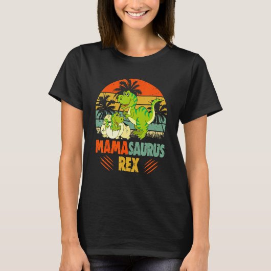 vun Mamasaurus Apparel Mama one Dinosaurs T-shirt (Voorkant)
