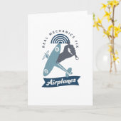 Vun. Mechanische Vliegtuig Kaart (Gele Bloem)