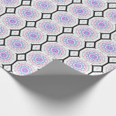 Vun met kaleidoscopen cadeaupapier (Hoek)