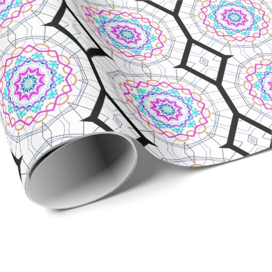 Vun met kaleidoscopen cadeaupapier (Rol Hoek)