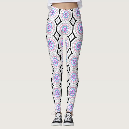 Vun met kaleidoscopen leggings (Voorkant)