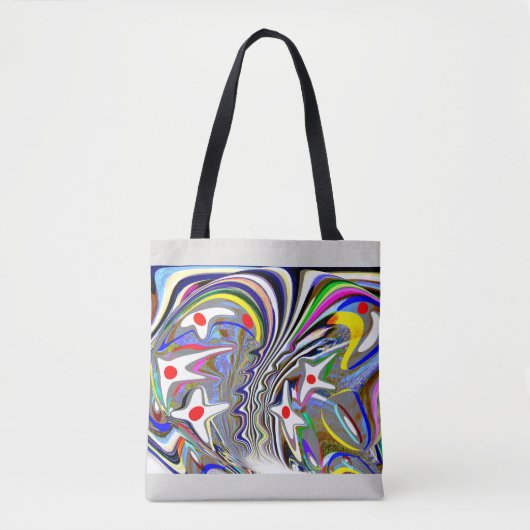 Vun mode vormt kunst tote bag (Voorkant)