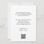 Vun Multi Foto Modern sparen de Uitnodiging van de (Achterkant)