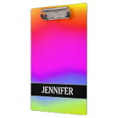 vun multicolored regenboogachtige patronen; Aangep Klembord (Links)