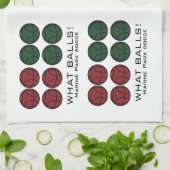 VUN NEEM EEN GROOT GAME BOEK AAN - WAT BALLEN! THEEDOEK (Gevouwen)