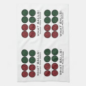 VUN NEEM EEN GROOT GAME BOEK AAN - WAT BALLEN! THEEDOEK (Verticaal)