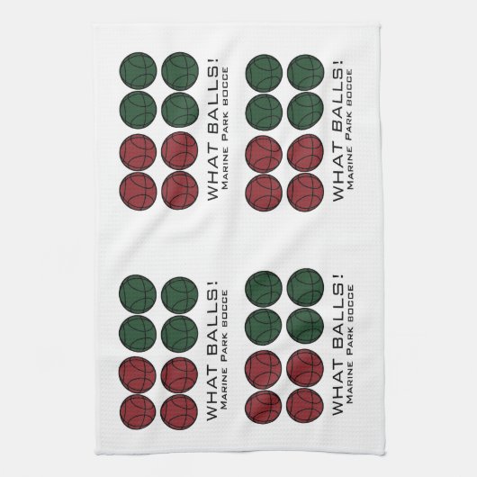 VUN NEEM EEN GROOT GAME BOEK AAN - WAT BALLEN! THEEDOEK (Verticaal)