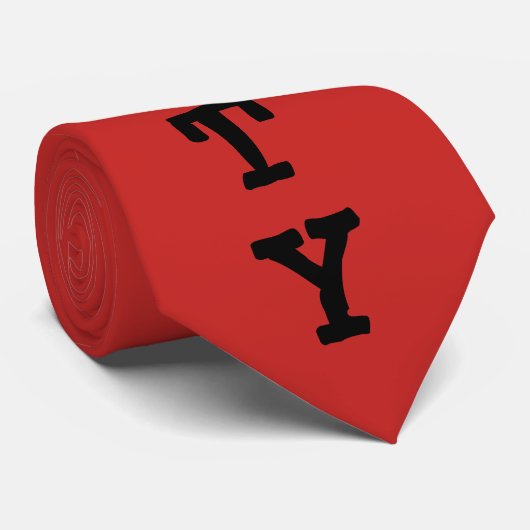 Vun ondeugende feestdagen rood en groen stropdas (Opgerold)