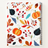 Vun oogstpatroon herfst notitieboek (Achterkant)