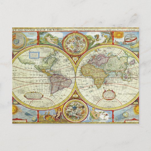 Vun oud briefkaart kaartstijl (Voorkant)