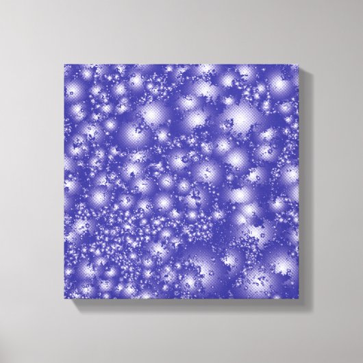 Vun PAARS Abstract inktpatroon Super Splash Canvas Afdruk (Voorkant)