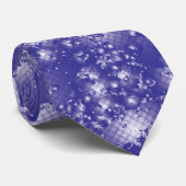 Vun PAARS Abstract inktpatroon Super Splash Stropdas (Opgerold)