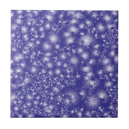 Vun PAARS Abstract inktpatroon Super Splash Tegeltje (Voorkant)