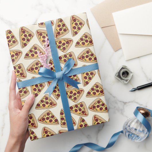 Vun Pizza patroon inpakpapier (Geschenken)