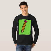 vun potlood t-shirt (Voorkant volledig)