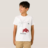 Vun rode spin en vlieg kinder t-shirt (Voorkant volledig)