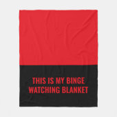 Vun rode, zwarte, aangepaste prijslijst voor afdru fleece deken (Voorkant)