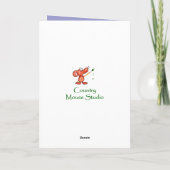 Vun Romantic Violet Flower Valentijn Humor Feestdagen Kaart (Achterkant)