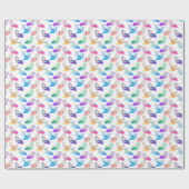 Vun schoen Diva patroon verpakkingspapier Cadeaupapier (Vlak)