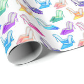 Vun schoen Diva patroon verpakkingspapier Cadeaupapier (Rol Hoek)