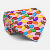 Vun snoep patroon mannen stropdas (Opgerold)