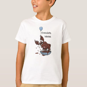 Vun. T-shirt van het kind, Chocolate Moose
