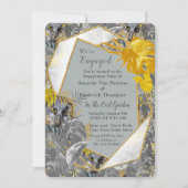 Vun, uitgedrukt in geel en grijs plant kaart (Voorkant)