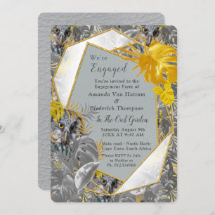 Vun, uitgedrukt in geel en grijs plant kaart