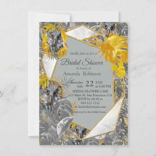 Vun, uitgedrukt in geel en grijs plant kaart (Voorkant)